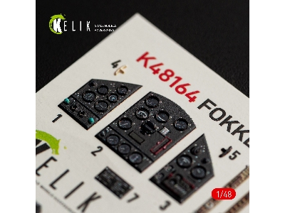 Fokker D.Xxi - Interior 3d-decals (For Special Hobby Kits) - zdjęcie 4