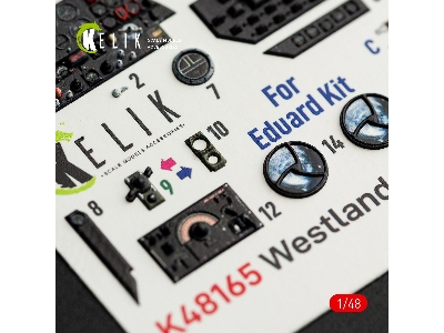 Westland Lysander Mk.Iii - Interior 3d-decals (For Eduard Kits) - zdjęcie 3