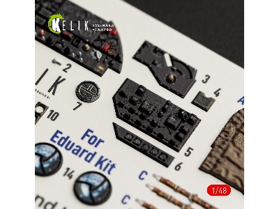 Westland Lysander Mk.Iii - Interior 3d-decals (For Eduard Kits) - zdjęcie 4