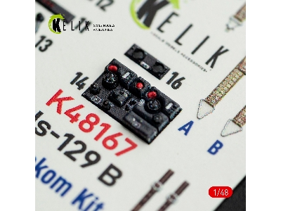Henschel Hs-129 B - Interior 3d-decals (For Takom Kits) - zdjęcie 3
