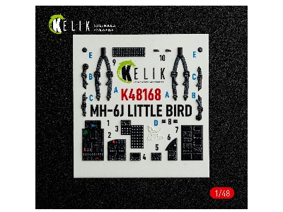 Mh-6j Little Bird - Interior 3d-decals (For Icm Kits) - zdjęcie 2