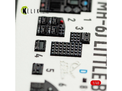Mh-6j Little Bird - Interior 3d-decals (For Icm Kits) - zdjęcie 4