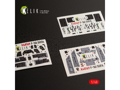 Lockheed Martin F-16i Sufa - Interior 3d-decals (For Gwh Kits) - zdjęcie 1
