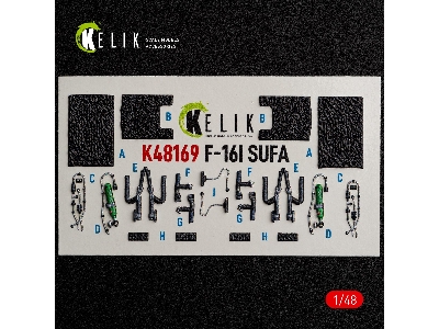 Lockheed Martin F-16i Sufa - Interior 3d-decals (For Gwh Kits) - zdjęcie 8