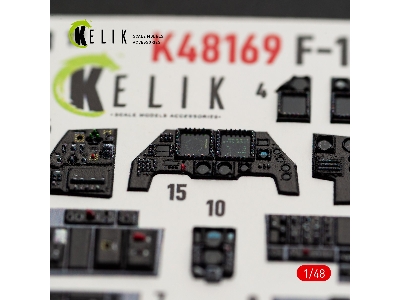 Lockheed Martin F-16i Sufa - Interior 3d-decals (For Gwh Kits) - zdjęcie 10