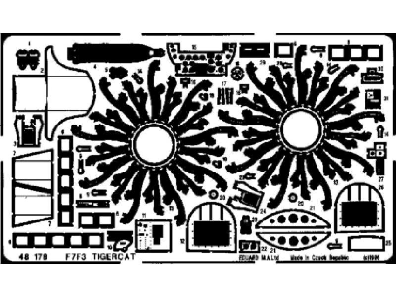  F7F-3 1/48 - Amt/Ertl - blaszki - zdjęcie 1