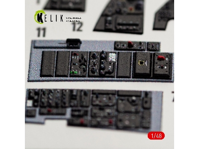 Lockheed Martin F-16i Sufa - Interior 3d-decals (For Gwh Kits) - zdjęcie 12