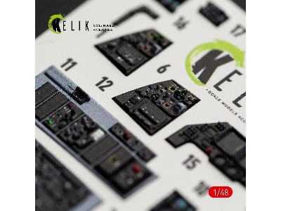 Lockheed Martin F-16i Sufa - Interior 3d-decals (For Gwh Kits) - zdjęcie 14
