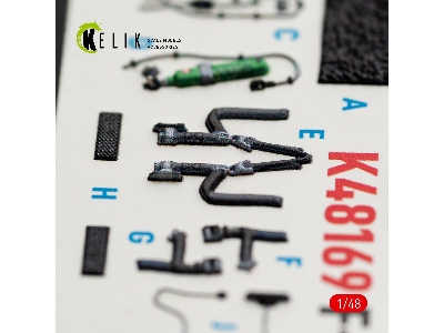 Lockheed Martin F-16i Sufa - Interior 3d-decals (For Gwh Kits) - zdjęcie 16