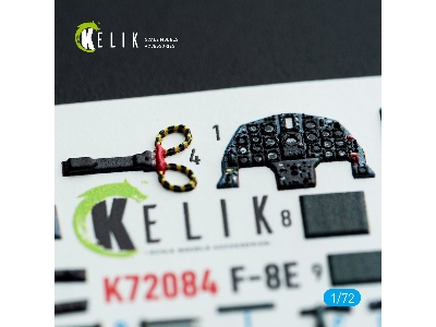 Chance Vought F-8 E Crusader - Interior 3d Decals (For Academy Kits) - zdjęcie 4