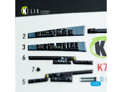 Chance Vought F-8 E Crusader - Interior 3d Decals (For Academy Kits) - zdjęcie 5