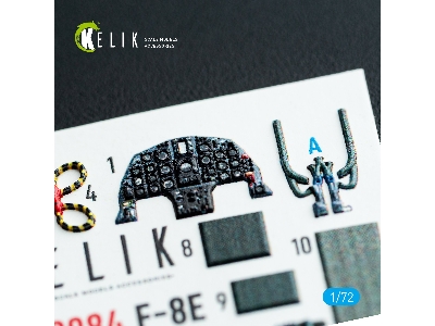 Chance Vought F-8 E Crusader - Interior 3d Decals (For Academy Kits) - zdjęcie 7