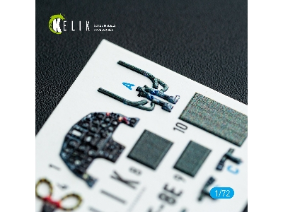 Chance Vought F-8 E Crusader - Interior 3d Decals (For Academy Kits) - zdjęcie 8