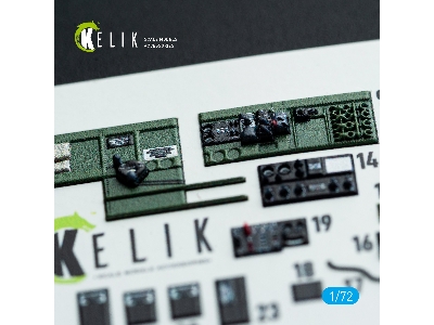 Grumman Tbm-3 Avenger - Interior 3d Decals (For Hobby Boss Kits) - zdjęcie 3