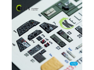 Grumman Tbm-3 Avenger - Interior 3d Decals (For Hobby Boss Kits) - zdjęcie 4