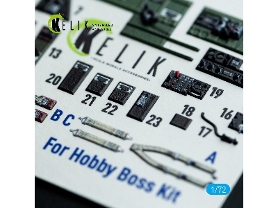 Grumman Tbm-3 Avenger - Interior 3d Decals (For Hobby Boss Kits) - zdjęcie 6