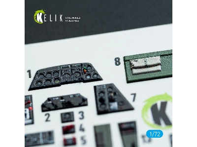 Grumman Tbm-3 Avenger - Interior 3d Decals (For Hobby Boss Kits) - zdjęcie 8