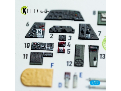 Grumman Tbm-3 Avenger - Interior 3d Decals (For Hobby Boss Kits) - zdjęcie 9