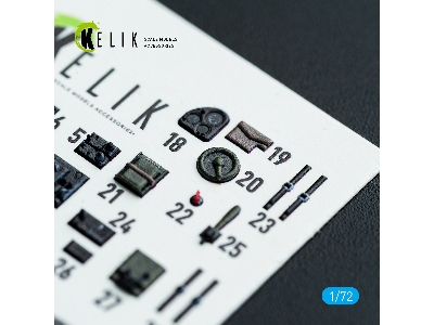 Douglas Sbd-3 Dauntless - Interior 3d Decals (For Flyhawk Kits) - zdjęcie 9