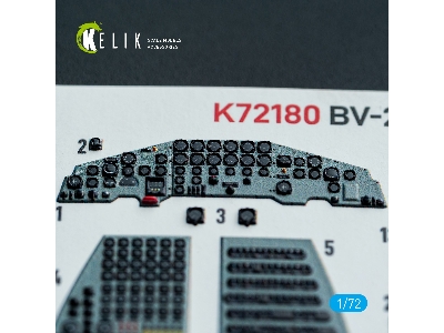 Blohm & Voss Bv-222 - Interior 3d-decals (For Revell Kits) - zdjęcie 3