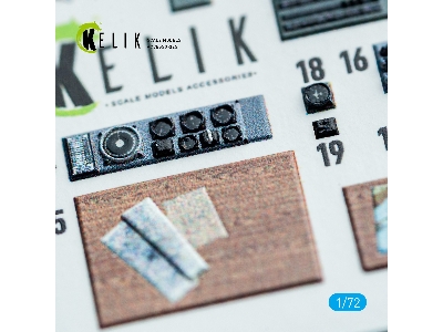 Blohm & Voss Bv-222 - Interior 3d-decals (For Revell Kits) - zdjęcie 4