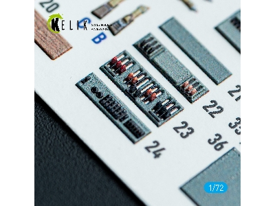 Blohm & Voss Bv-222 - Interior 3d-decals (For Revell Kits) - zdjęcie 8