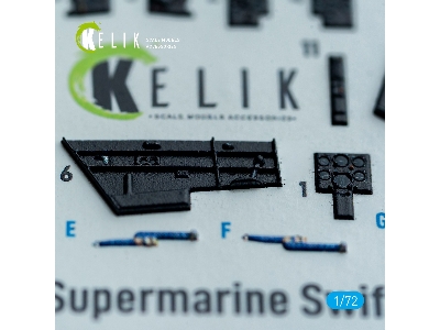 Supermarine Swift Fr.5 - Interior 3d-decals (For Airfix Kits) - zdjęcie 3