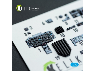 Mikoyan Mig-19 P/Pm - Interior 3d Decals (For Clear Prop Kits) - zdjęcie 3