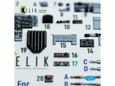 Mikoyan Mig-19 P/Pm - Interior 3d Decals (For Clear Prop Kits) - zdjęcie 4