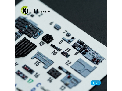 Mikoyan Mig-19 P/Pm - Interior 3d Decals (For Clear Prop Kits) - zdjęcie 6