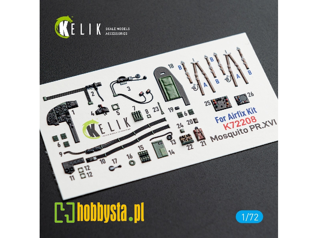 De Havilland Mosquito Pr.Xvi - Interior 3d Decals (For Airfix Kits) - zdjęcie 1