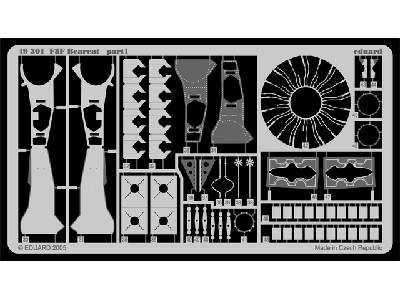  F8F 1/48 - Academy Minicraft - blaszki - zdjęcie 3