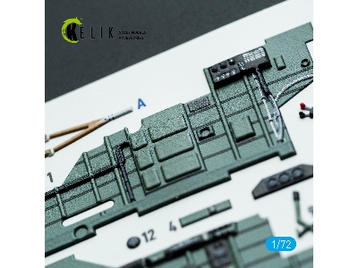 Bristol Blenheim Mk.Iv - Interior 3d Decals (For Airfix Kits) - zdjęcie 5