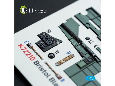 Bristol Blenheim Mk.Iv - Interior 3d Decals (For Airfix Kits) - zdjęcie 8