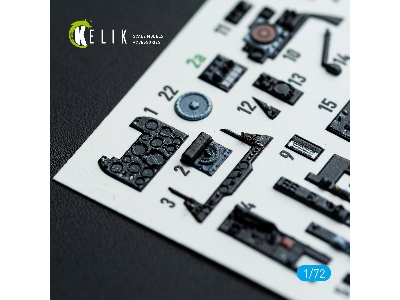 Fairey Gannet  As1/As4 - Interior 3d Decals (For Revell Kits) - zdjęcie 3