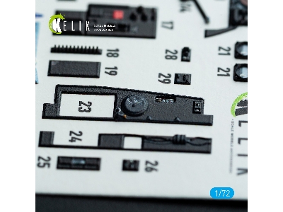 Fairey Gannet  As1/As4 - Interior 3d Decals (For Revell Kits) - zdjęcie 7