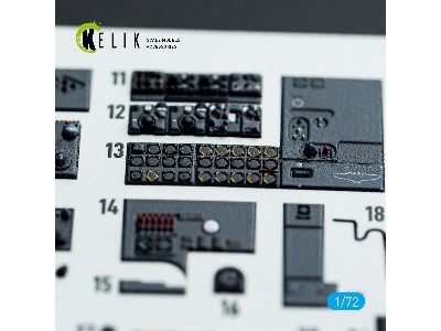 Heinkel He-177 A-5 - Interior 3d Decals (For Revell Kits) - zdjęcie 3