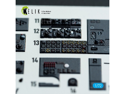 Heinkel He-177 A-5 - Interior 3d Decals (For Revell Kits) - zdjęcie 7