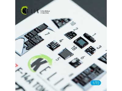 Grumman F-14 A Tomcat - Interior 3d Decals (For Hobby Boss Kits) - zdjęcie 8