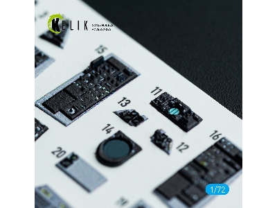 Grumman F-14 B Tomcat - Interior 3d Decals (For Hobby Boss Kits) - zdjęcie 7