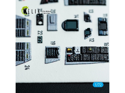 Grumman F-14 D Super Tomcat - Interior 3d Decals (For Hobby Boss Kits) - zdjęcie 8