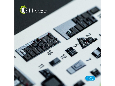 Grumman F-14 D Super Tomcat - Interior 3d Decals (For Academy Kits) - zdjęcie 9