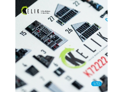 Grumman F-14 A Tomcat - Interior 3d Decals (For Academy Kits) - zdjęcie 7