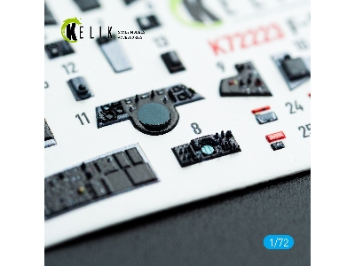 Grumman F-14 B Tomcat - Interior 3d Decals (For Academy Kits) - zdjęcie 3
