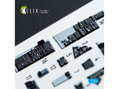Grumman F-14 B Tomcat - Interior 3d Decals (For Academy Kits) - zdjęcie 6