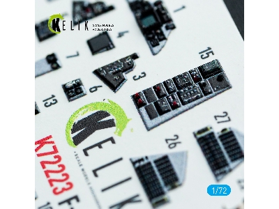 Grumman F-14 B Tomcat - Interior 3d Decals (For Academy Kits) - zdjęcie 7