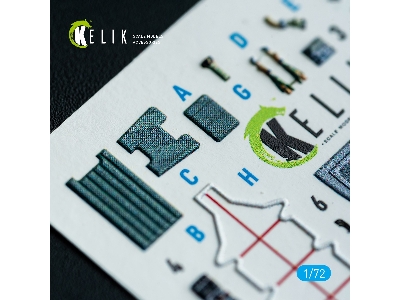 Mcdonnell Douglas Av-8 A Harrier (Early) - Interior 3d-decals (For Italeri Kits) - zdjęcie 1