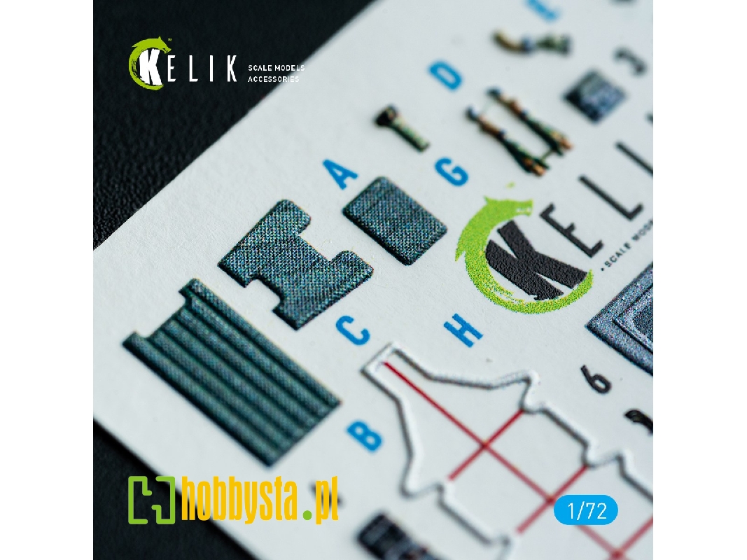 Mcdonnell Douglas Av-8 A Harrier (Early) - Interior 3d-decals (For Italeri Kits) - zdjęcie 1