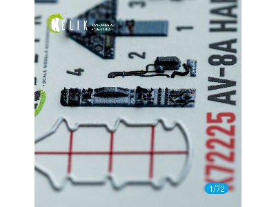 Mcdonnell Douglas Av-8 A Harrier (Late) - Interior 3d-decals (For Italeri Kits) - zdjęcie 5