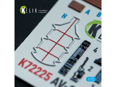 Mcdonnell Douglas Av-8 A Harrier (Late) - Interior 3d-decals (For Italeri Kits) - zdjęcie 6